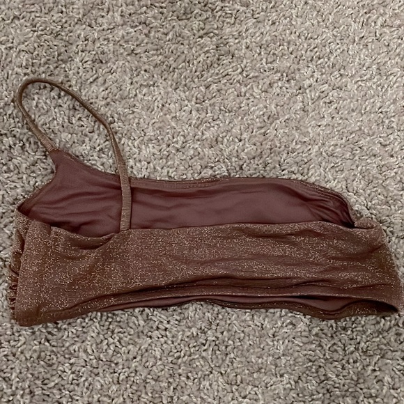 Vitamin A Swim Metallic Mauve Bikini Set - Picture 6 of 9